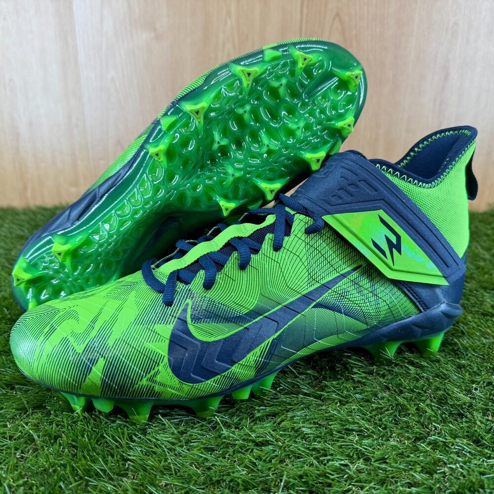Nike Alpha Menace Pro 2 Mid RW DQ0137-300 Men’s US 11.5 Football Cleats NWOB
